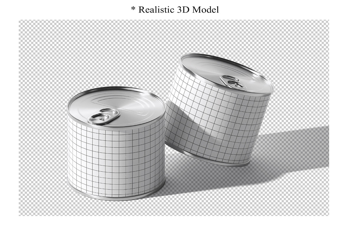 Aluminum Tin Can Mockups, a Product Mockup by Sweetdady (Photo 5 of 16)