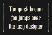 Zenada Blackletter, a Blackletter Font by IHDSTD (Thumbnail 3 of 9)