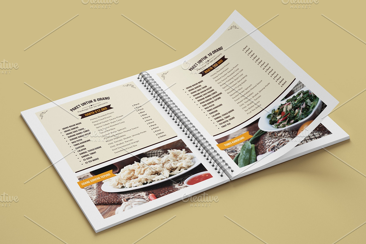 Vintage Restaurant Menu Template, a Magazine Template by Ted-sign (Photo 9 of 10)