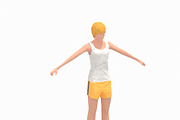 Low Poly Woman Exercise RIG, a Characters & Person 3D Model by Daniel Mikulik (Thumbnail 8 of 14)