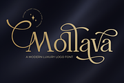 Mollava – A Modern Luxury Logo Font, a Serif Font by MJB Letters (Thumbnail 1 of 11)