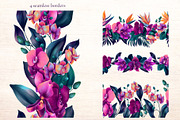 Monstera and Strelitzia watercolor, an Illustration by Salted Galaxy (Thumbnail 14 of 15)