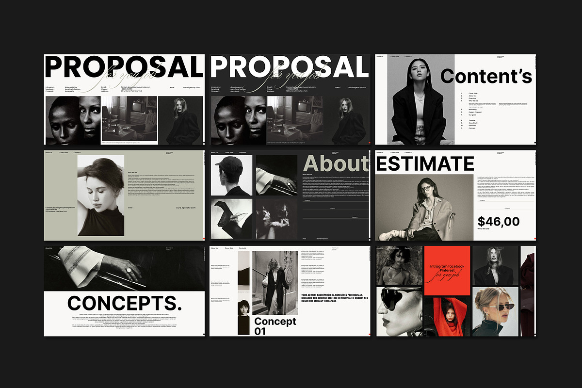 Aura Proposal, a Presentation Template by Aura Agency (Photo 8 of 10)