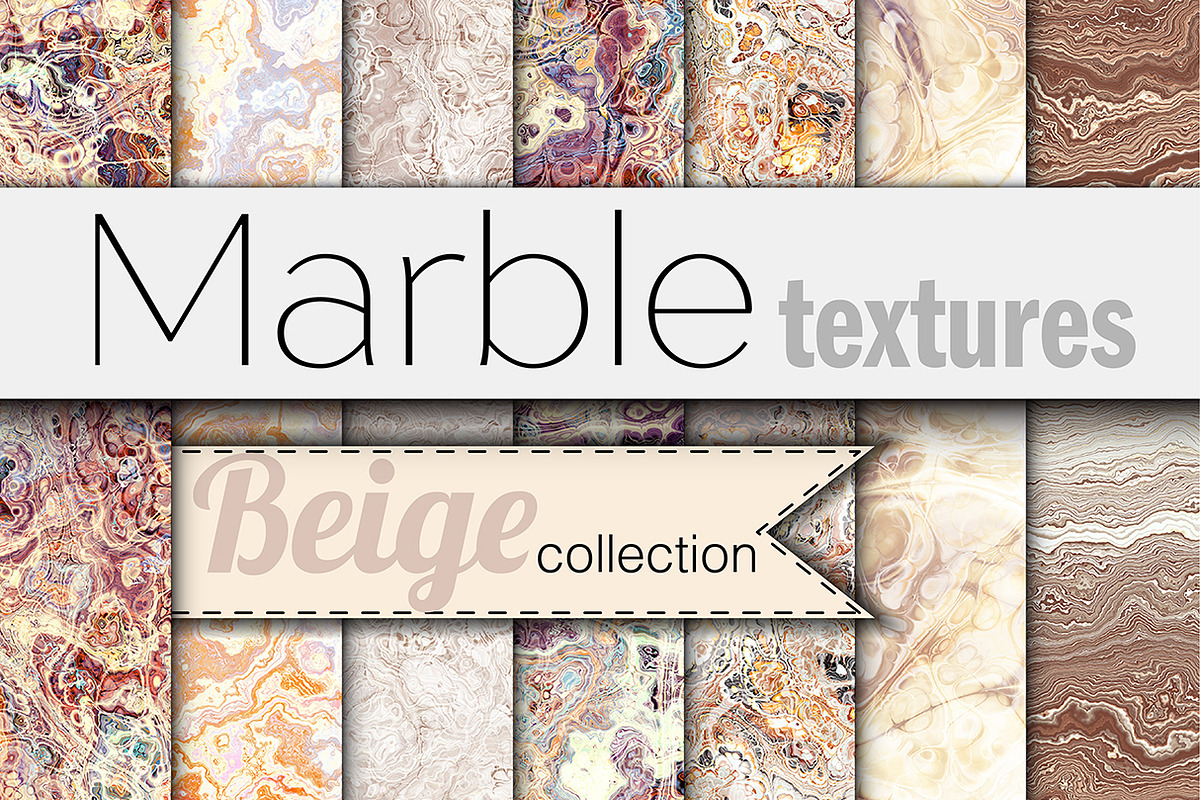 20 marble textures. Beige collection, a Texture Graphic by tkdesign (Photo 1 of 21)