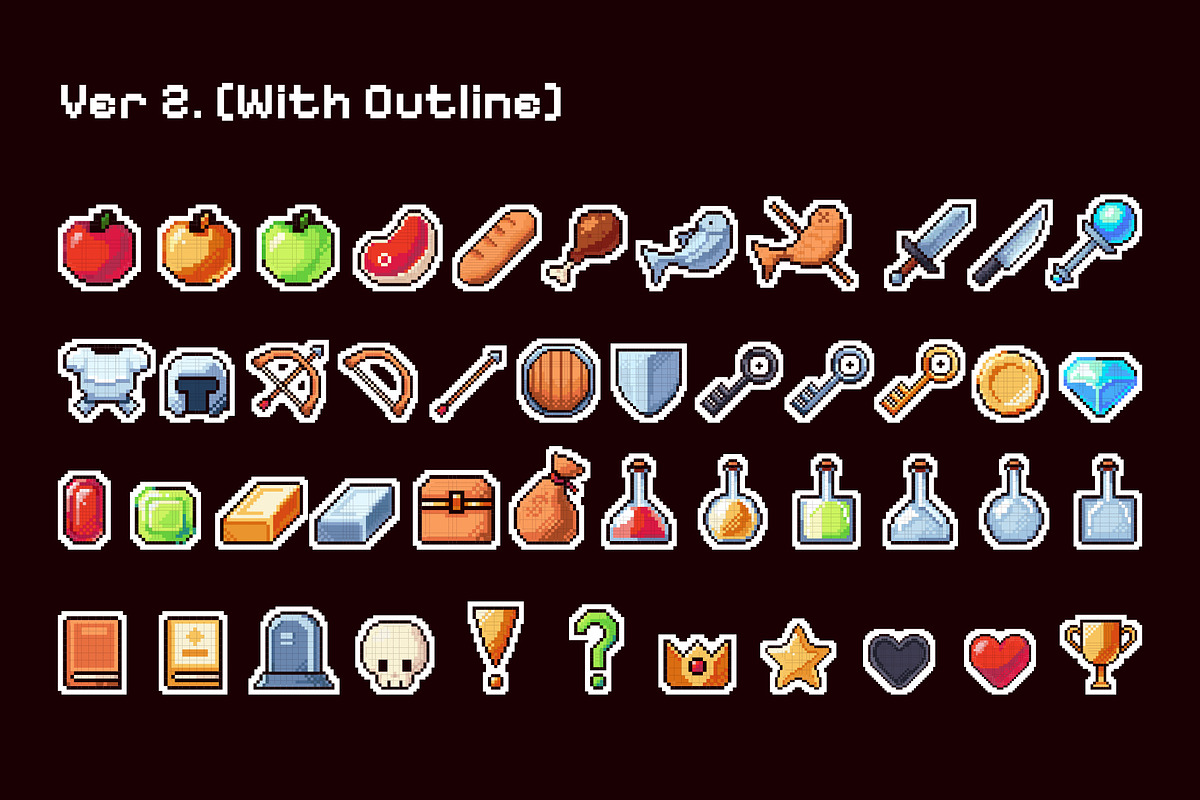 Pixel Fantasy RPG Element Pack, an Object Graphic by Artbox Studio (Photo 3 of 3)