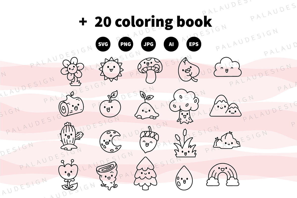 Nature Kawaii Characters, a Seasonal Illustration by Palau (Photo 9 of 10)