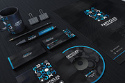 Black And Blue Corporate Identity, a Stationery Template by Marvel (Thumbnail 5 of 5)