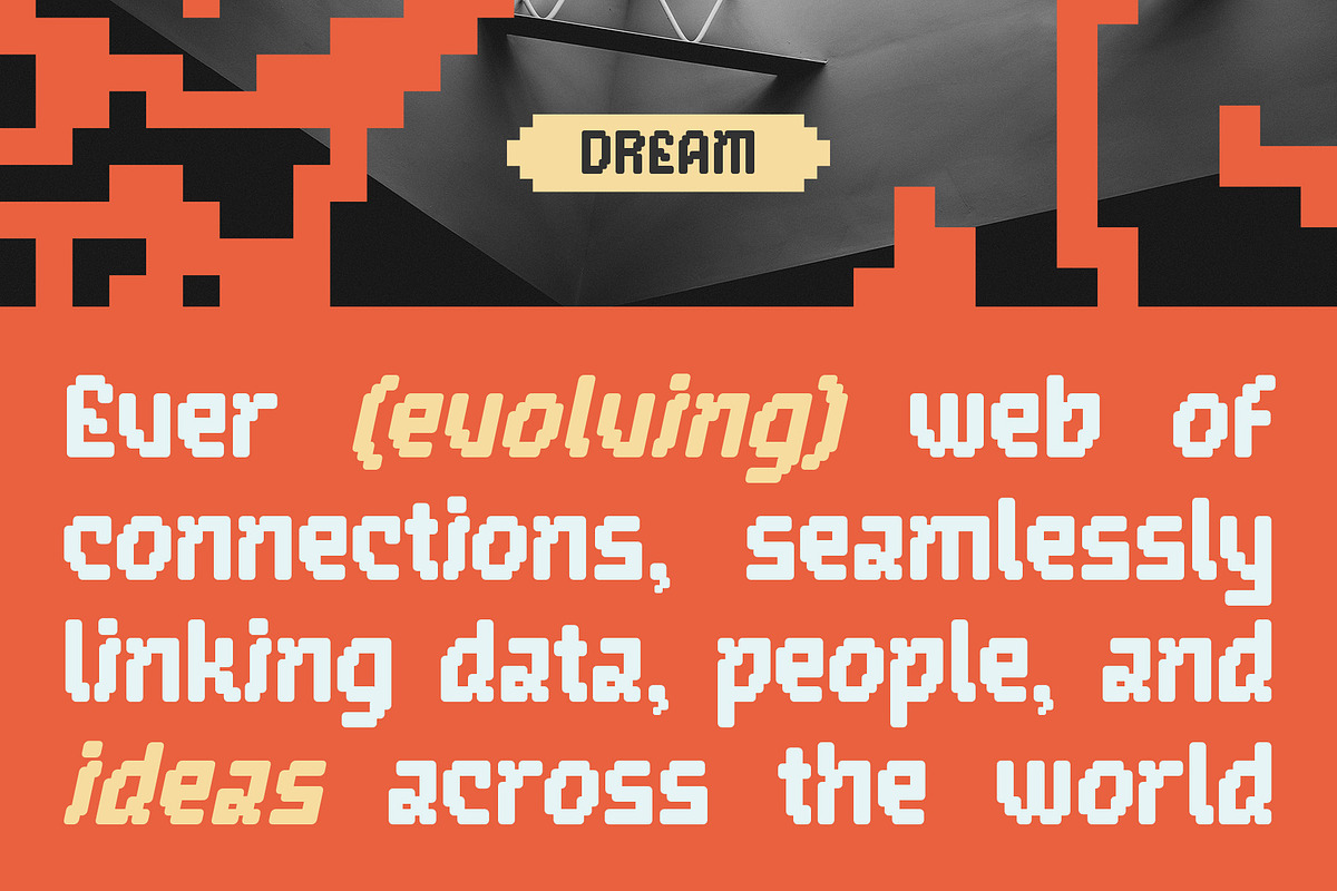 CS Golem – Pixel Font, a Sans Serif Font by Craft Supply Co. (Photo 2 of 8)