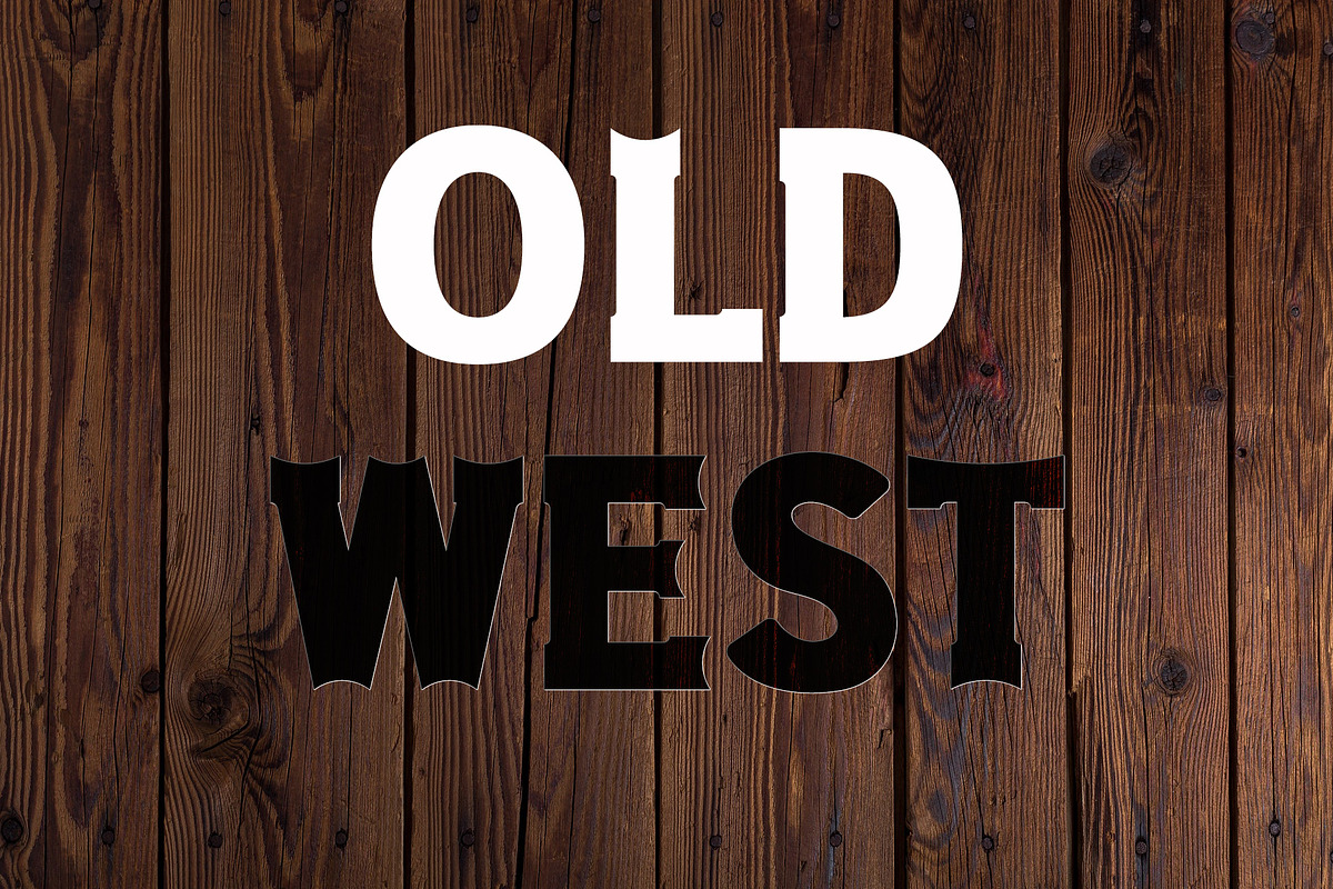 Old West - Western Font, a Slab Serif Font by vladocar (Photo 4 of 10)