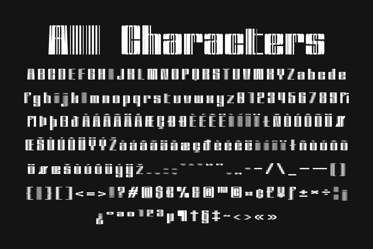 CS Bonfuse Refracted, a Sans Serif Font by Craft Supply Co. (Photo 8 of 8)