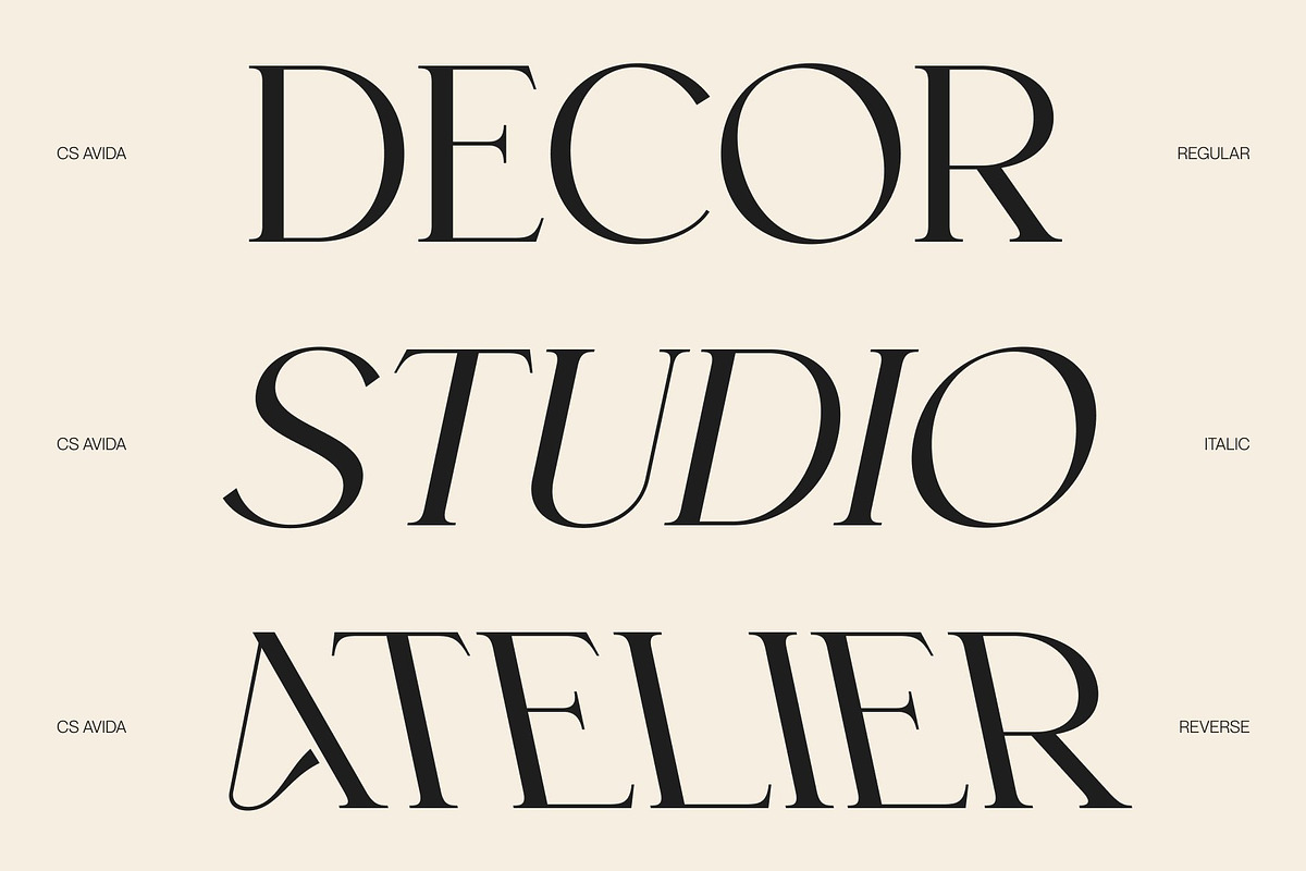 CS Avida – Elegant Serif Font, a Serif Font by Craft Supply Co. (Photo 5 of 8)