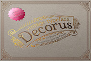 Decorus - Layered Font & Ornaments, a Font by Decorus Extezy (Thumbnail 1 of 10)