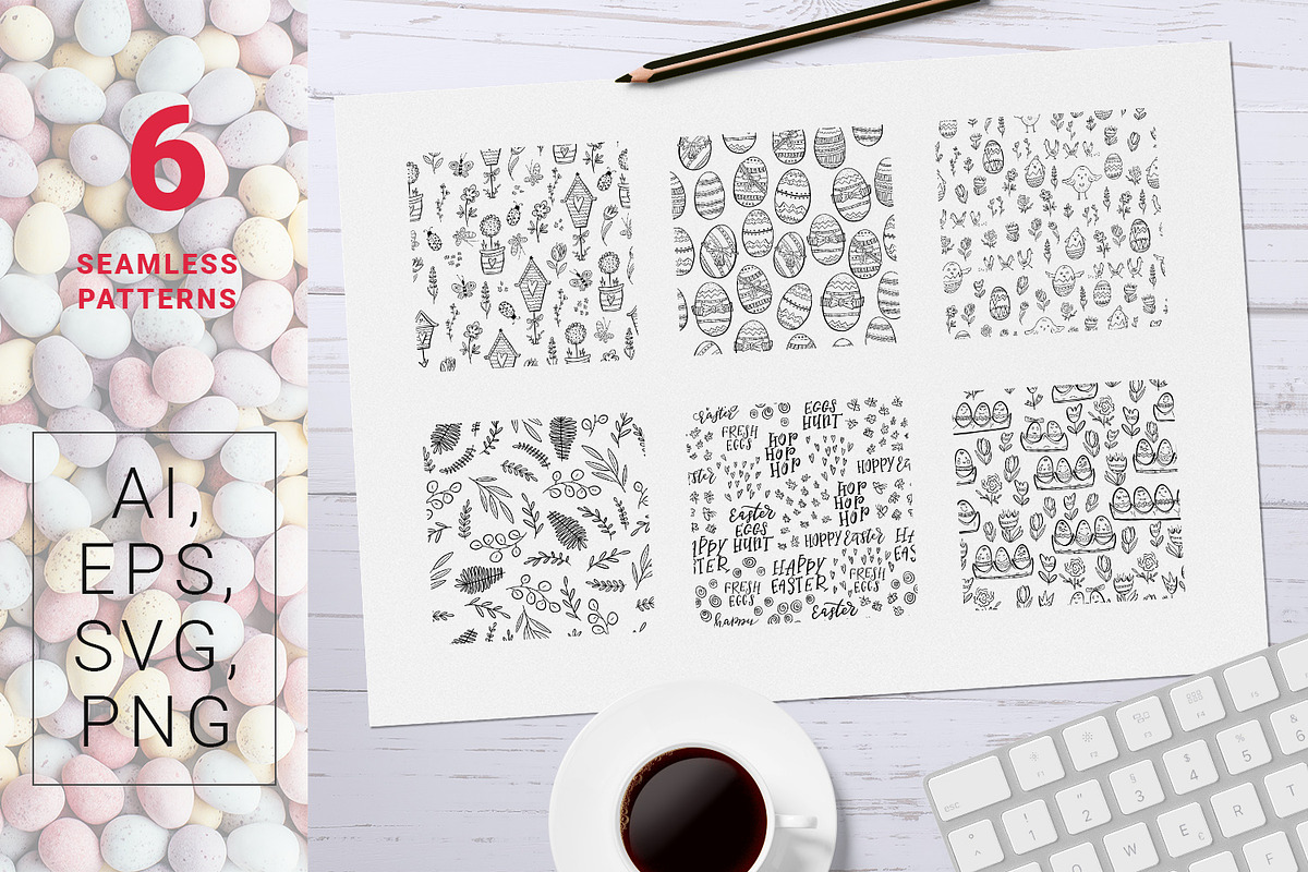 Fresh Eggs - Easter design kit, an Object Graphic by Gray Cat Graphics (Photo 12 of 15)