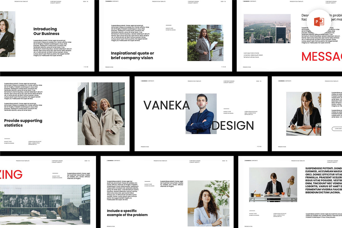 Vaneka | Powerpoint Template, a Presentation Template by tebaltipislab (Photo 1 of 9)