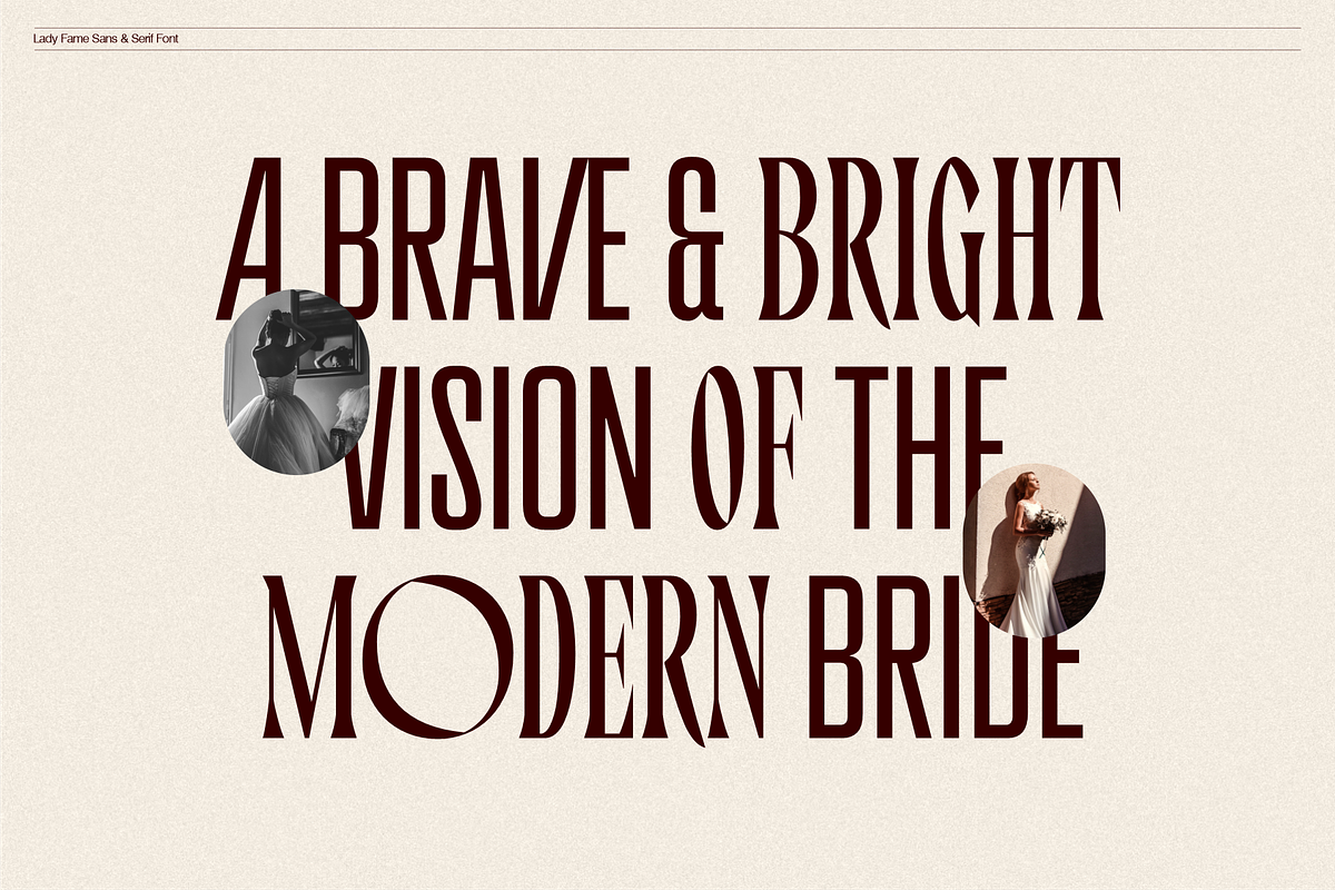 Lady Fame - Font Duo, a Sans Serif Font by RedyStudio (Photo 2 of 11)