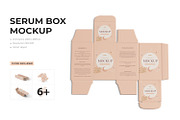 Unfolded Box Packaging Mockup, a Packaging Mockup by Ram Studio LLC (Thumbnail 1 of 16)
