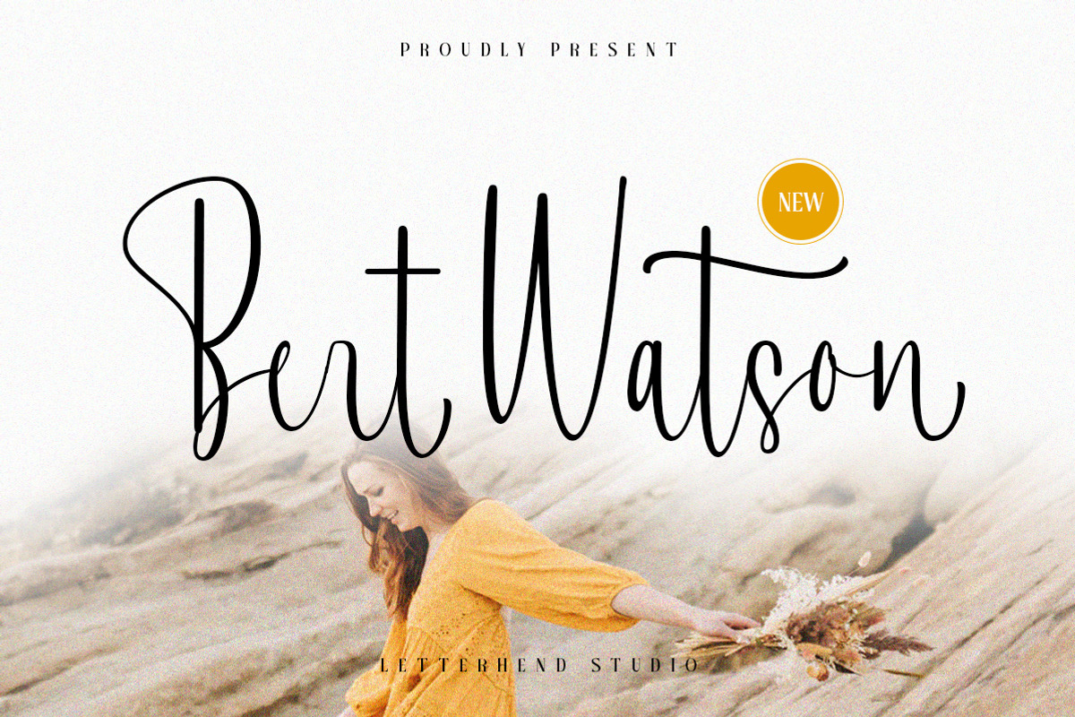 Bert Watson - Beauty Script, a Script Font by Letterhend Studio (Photo 1 of 9)