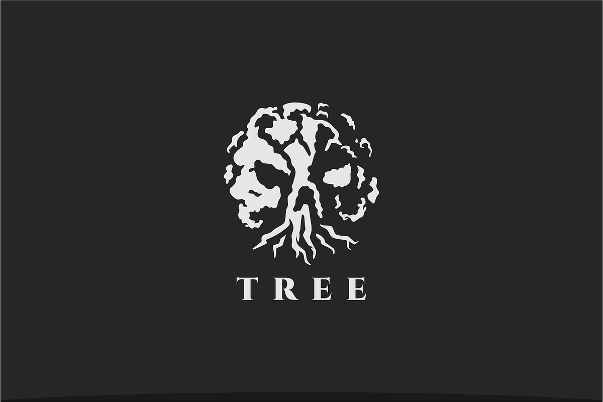 Skull Tree Logo, a Branding & Logo Template by Metrolinevision ...
