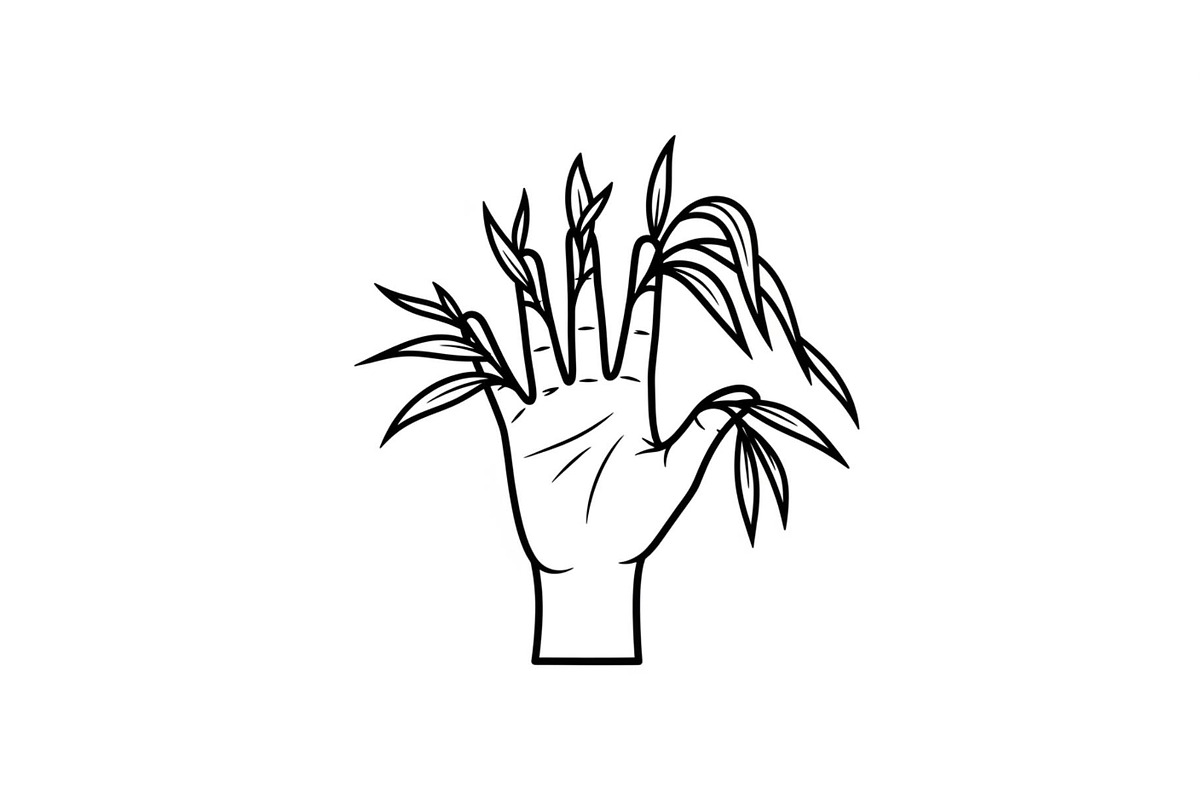 Hand Plant Growth Bundle, an Illustration by yasushie (Photo 7 of 31)