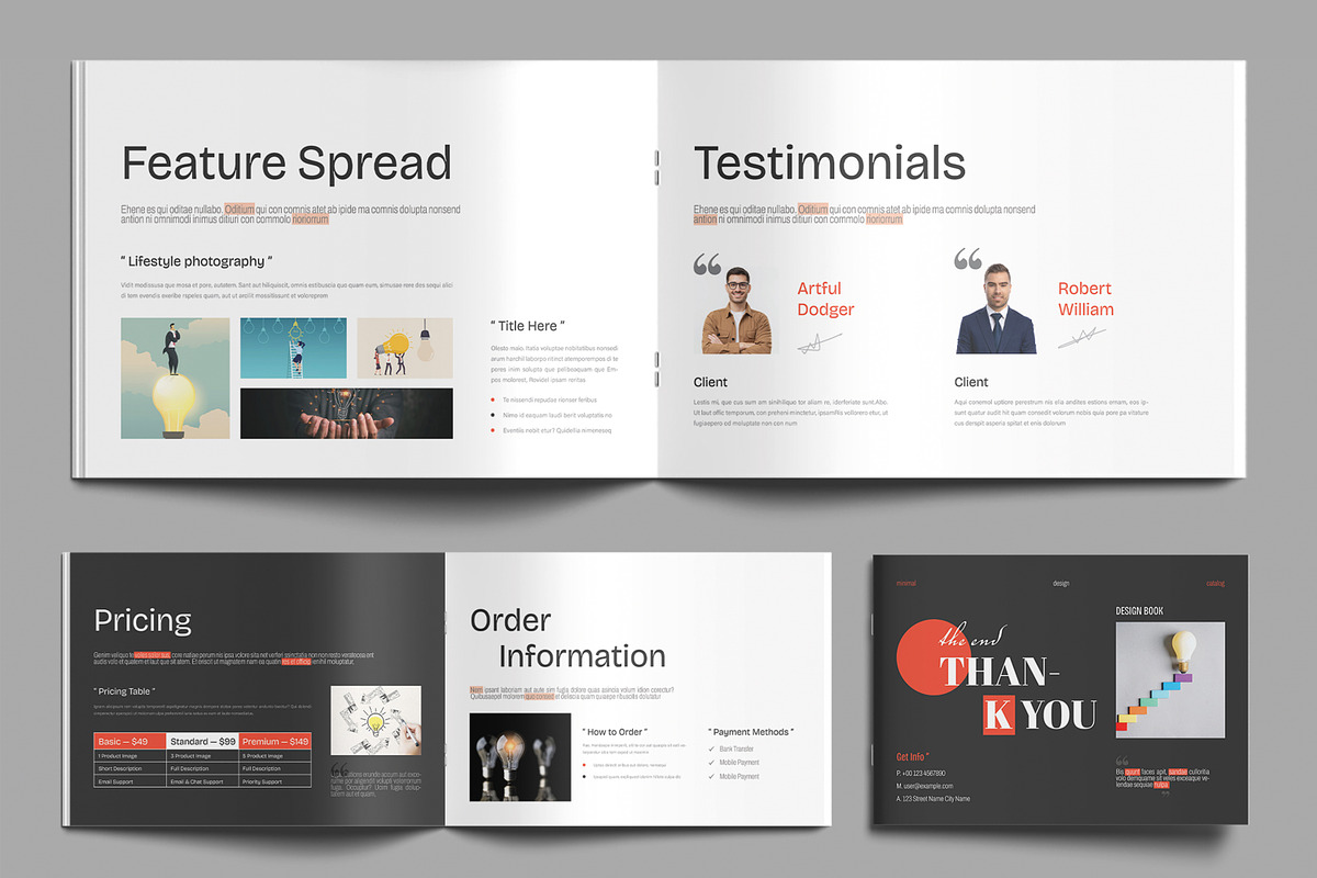 Modern Catalog Design for Business preview 6
