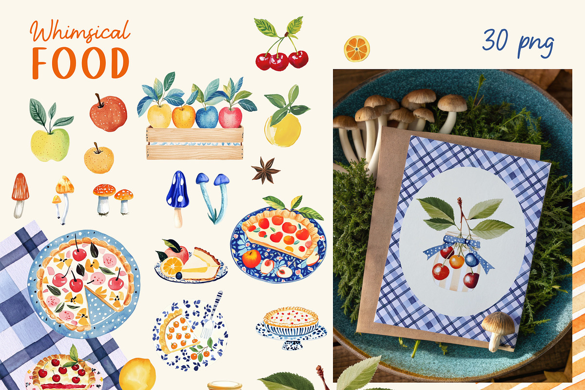 Whimsical Autumn collection, a Seasonal Illustration by Polli Deeva (Photo 5 of 14)