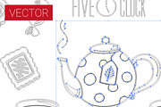 Five o'clock Tea Time, a Graphic by Offshore Shop (Thumbnail 3 of 4)