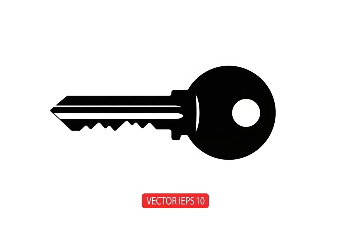 Key Vector Silhouette Bundle, an Illustration by jahid234 (Photo 6 of 51)