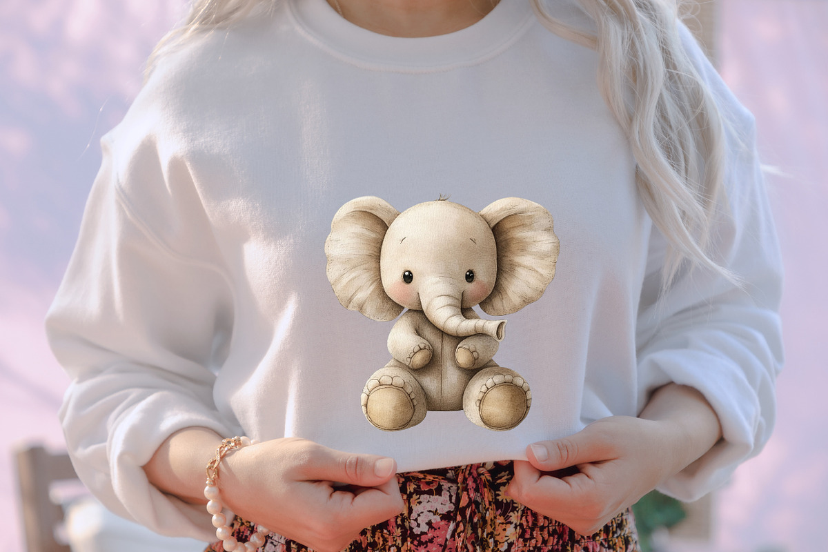 Neutral Baby Watercolor Clipart, an Illustration by designcity5 (Photo 5 of 5)