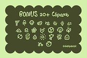 Bumiku - Handwritten Nature Typeface, a Handwritten Font by delipensil (Thumbnail 10 of 12)