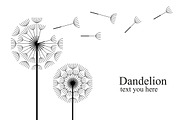 Dandelion + pattern, a Background Graphic by Volyk (Thumbnail 2 of 4)
