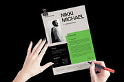 Simple Modern CV Resume, a Resume Template by Neermana (Thumbnail 3 of 5)