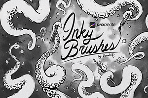 Dendrils Inky Brushes
