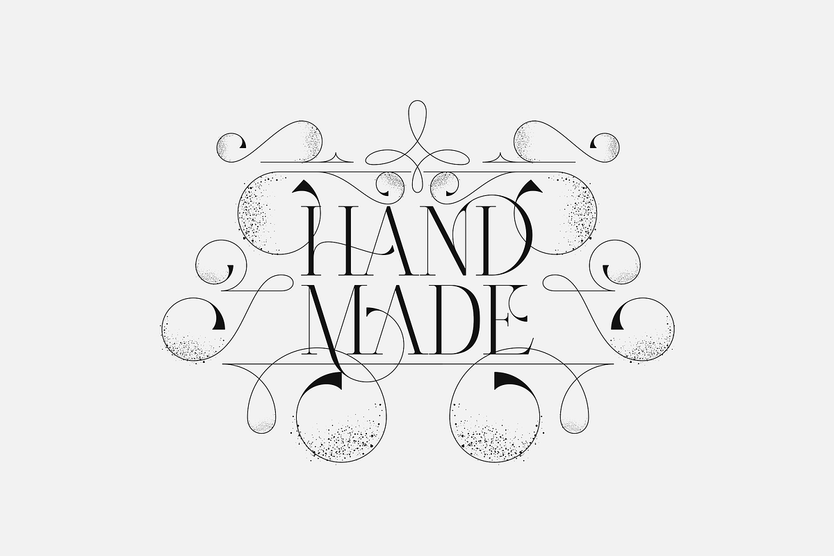 Type Monster - Elegant Font + Extras, a Serif Font by VP Fonts (Photo 3 of 15)