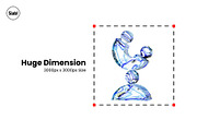 Abstract Glass Shapes 3D Icon Set, an Object 3D Model by SLAB! Design (Thumbnail 2 of 4)