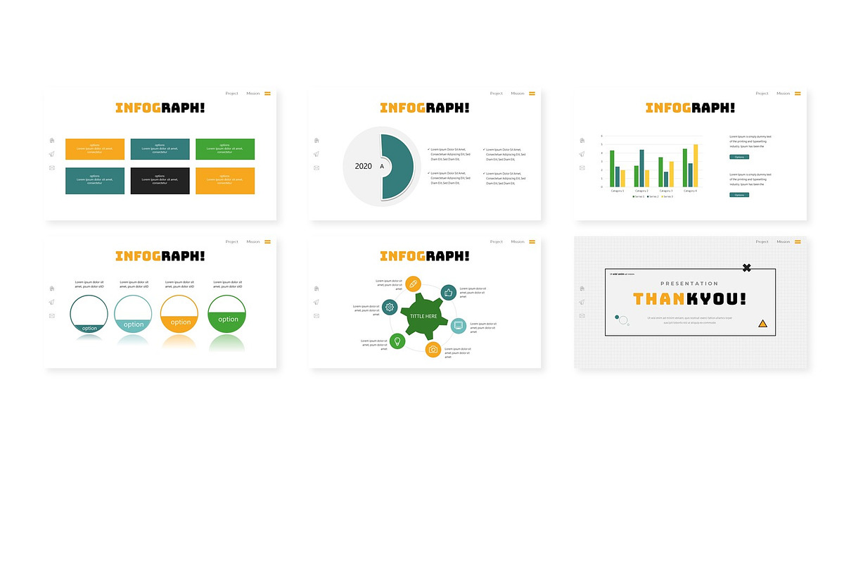 Randome Presentation Template, a Presentation Template by AQR Studio