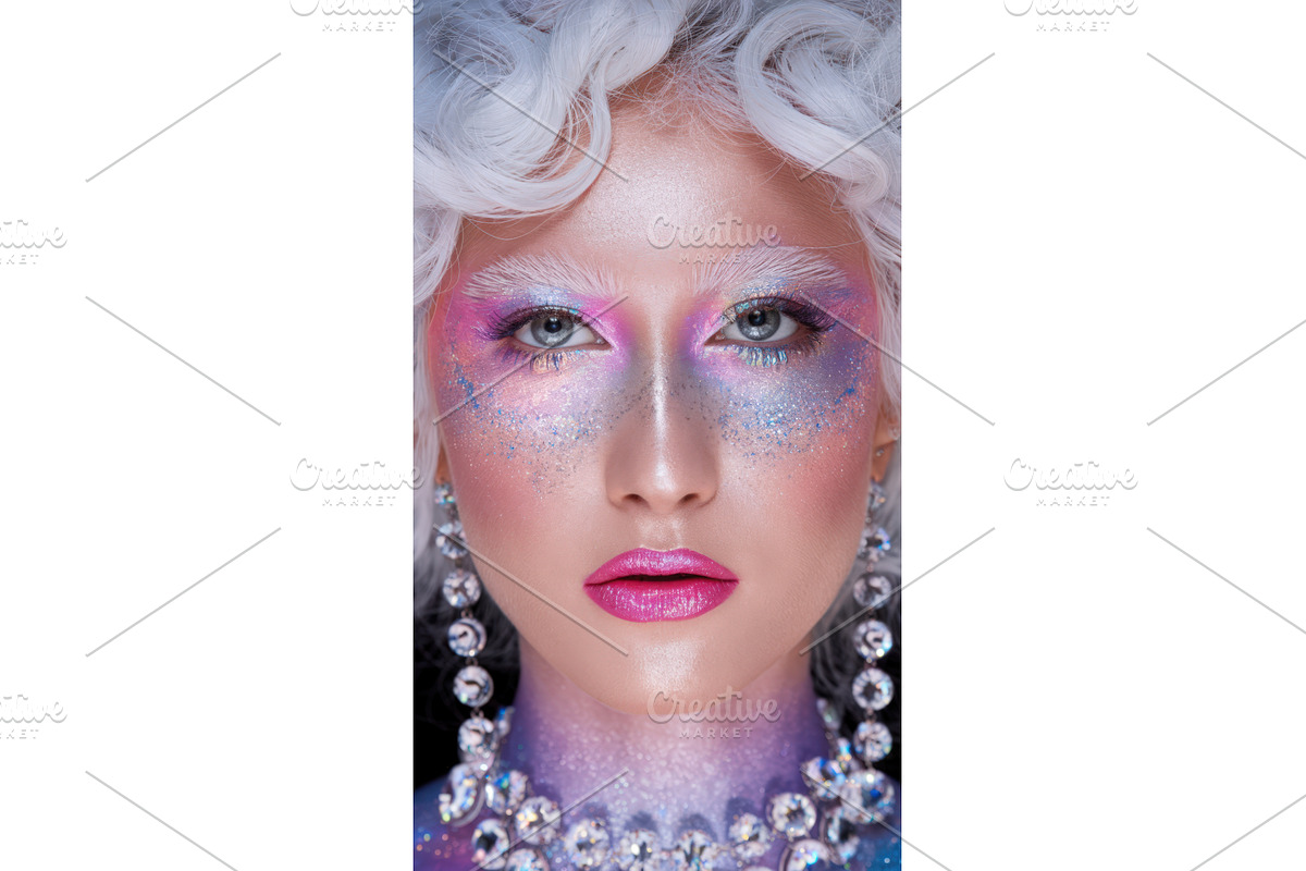 Glamorous beauty portrait with, an Illustration by tilialucida
