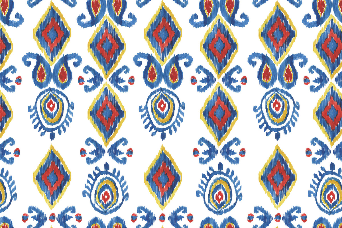 Ikat patterns, a Pattern Graphic by ramika (Photo 5 of 10)