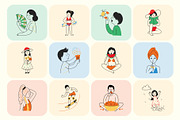 Summer Illustration Art Set, a Seasonal Illustration by Vectors Market (Thumbnail 6 of 8)