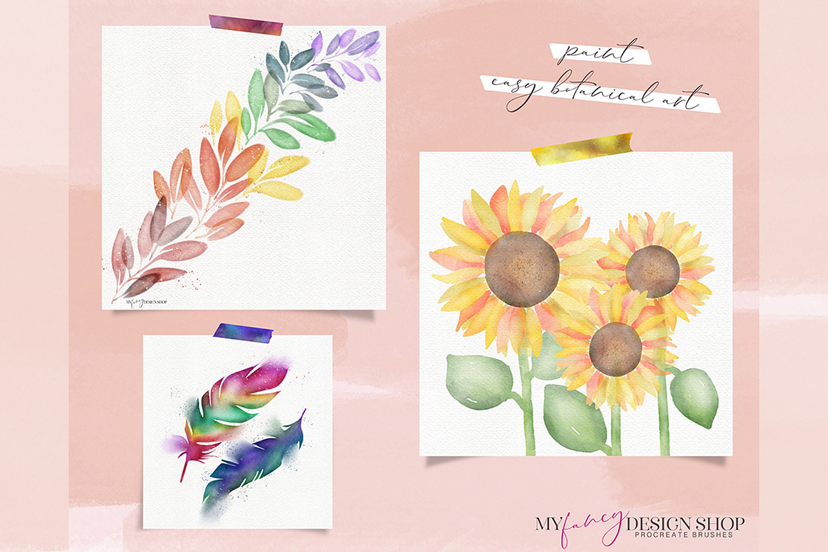 Procreate Watercolor Brush Set, a Brush Add-On by My Fancy Design Shop (Photo 11 of 13)