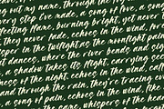 Vaughn Daniel Bold Handwritten Font, a Script Font by stylishtype.co (Thumbnail 15 of 19)