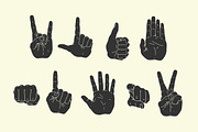 Hand Illustrated Hands and Fists, an Illustration by GhostlyPixels (Thumbnail 3 of 4)