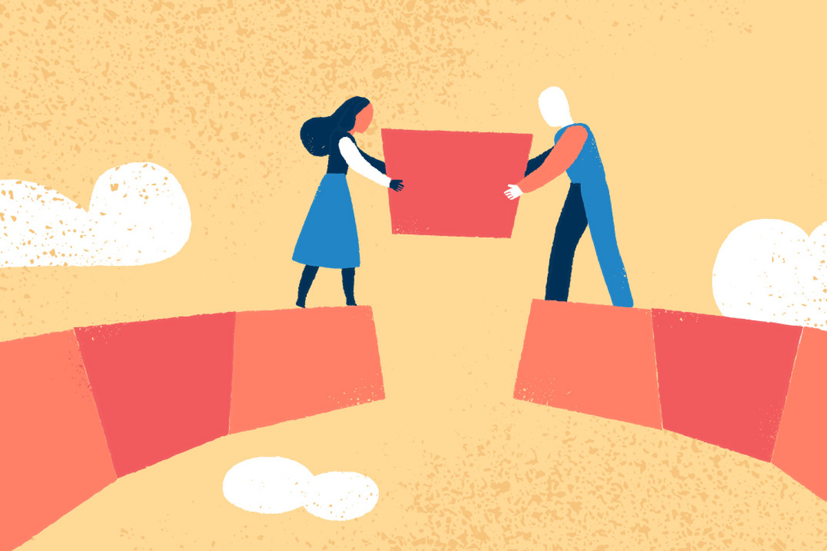 Bridge Connection, a Person Illustration by Hurcastock! (Photo 7 of 9)