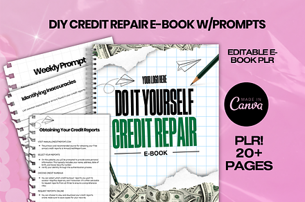PLR Credit Repair E-Book With Prompt