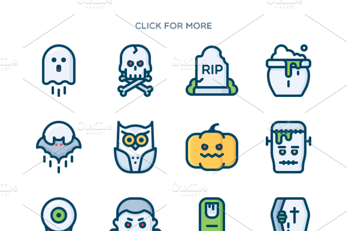 Halloween Icon Set, an Icon by Mir store (Photo 2 of 2)
