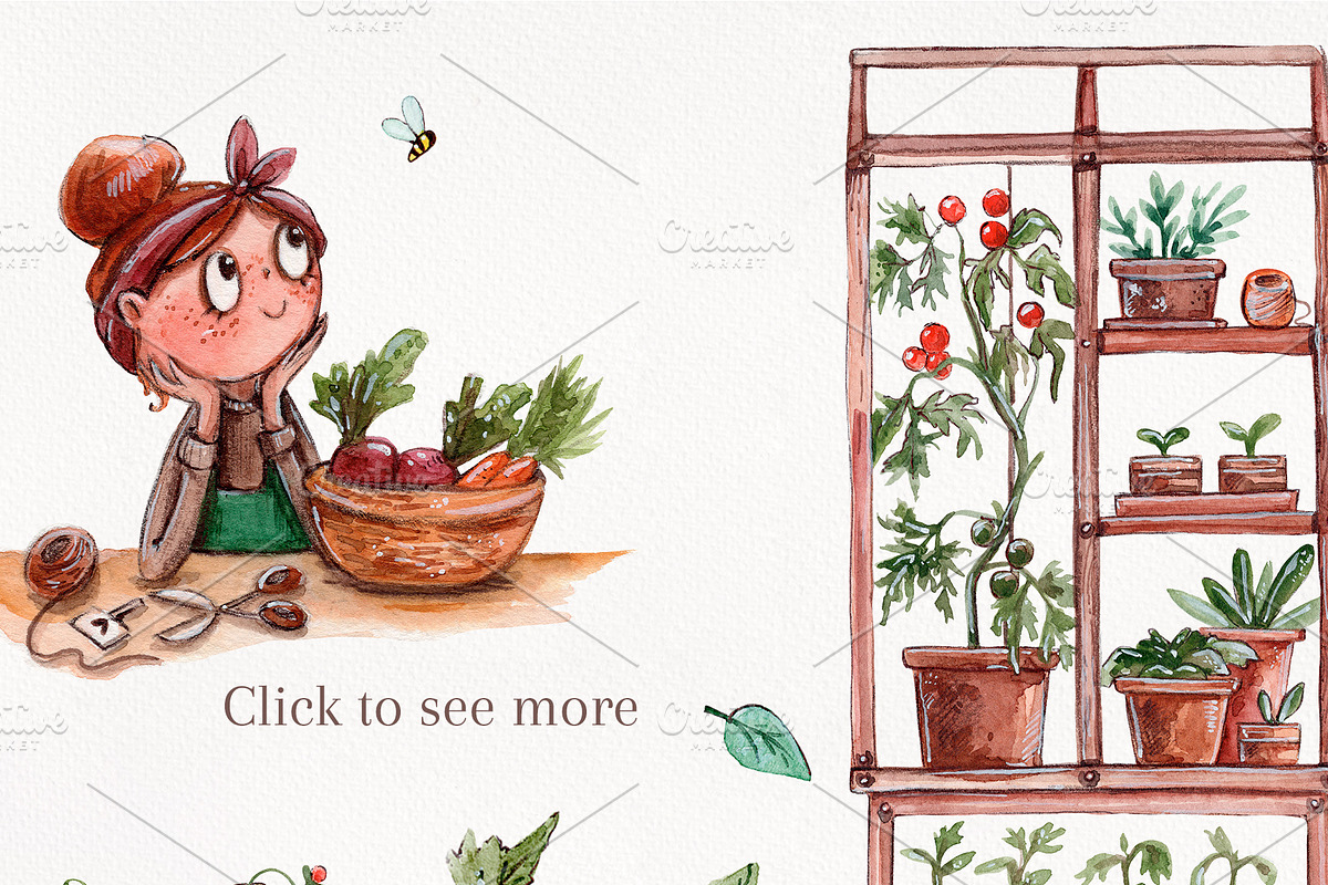 My lovely little Garden +4 patterns, an Illustration by Kristina Crocus (Photo 2 of 8)