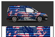 Vibrant Face Flag Art, a Decorative Illustration by CarWrap design (Thumbnail 3 of 4)