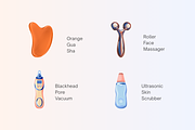 Facial Care Tools, an Object Graphic by Deemak Daksina (Thumbnail 3 of 3)