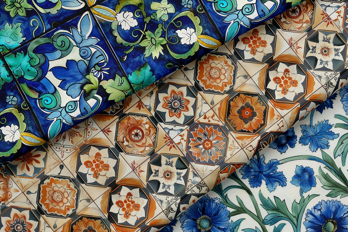 Vintage Tile Osman Patterns, a Pattern Graphic by Ninterints (Photo 5 of 18)