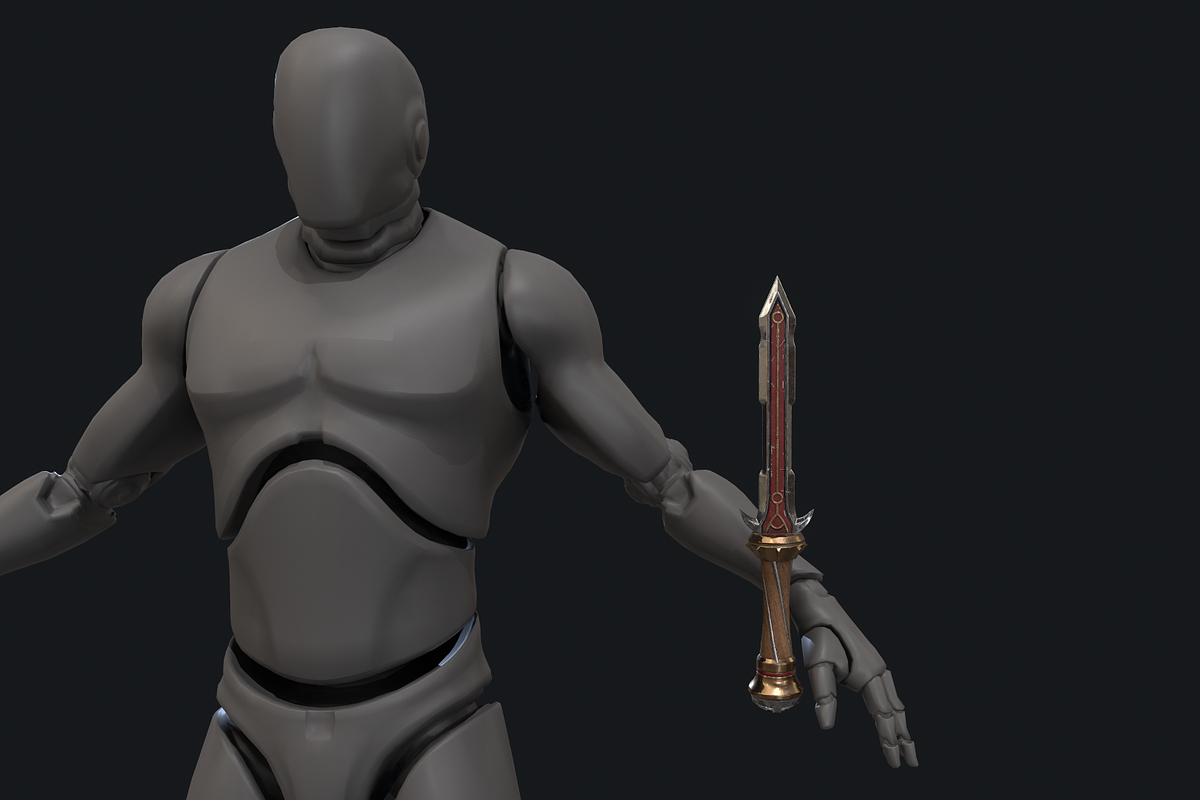 5 Fantasy Stylish Dagger -PBR-, an Object 3D Model by TFE Game Art (Photo 16 of 16)