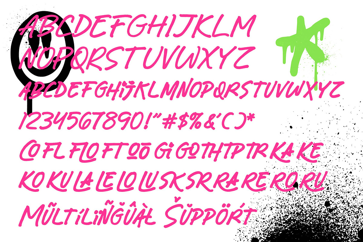 Turnflow Blathco Street Marker Brush, a Script Font by Letterena Studios Script (Photo 9 of 10)